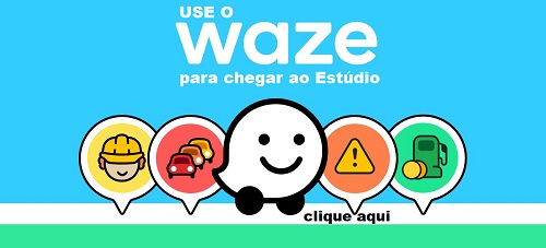 chegar no estúdio